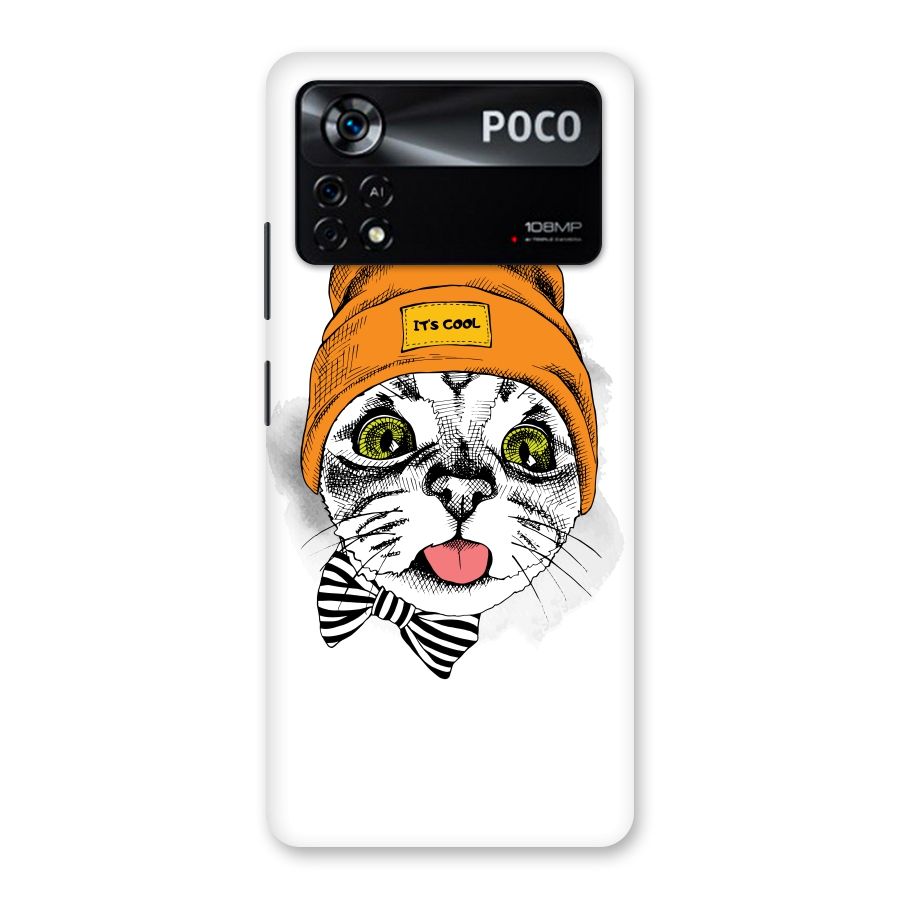 Cool cat Back Case for Poco X4 Pro 5G