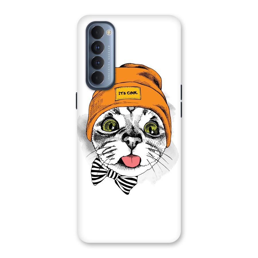 Cool cat Back Case for Reno4 Pro