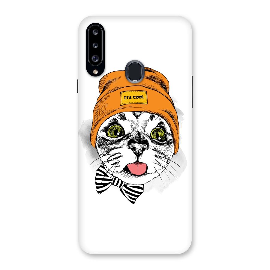 Cool cat Back Case for Samsung Galaxy A20s