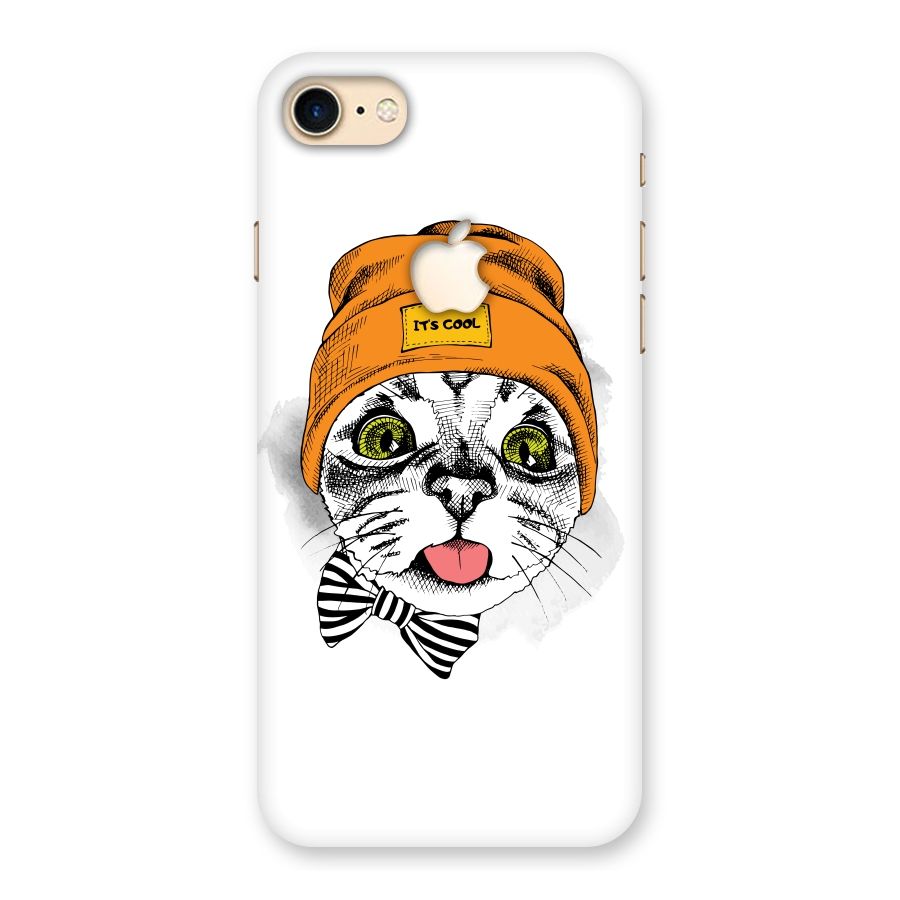 Cool cat Back Case for iPhone 7 Apple Cut
