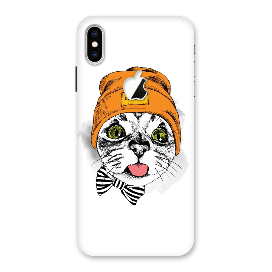 Cool cat Back Case for iPhone XS Max Apple Cut