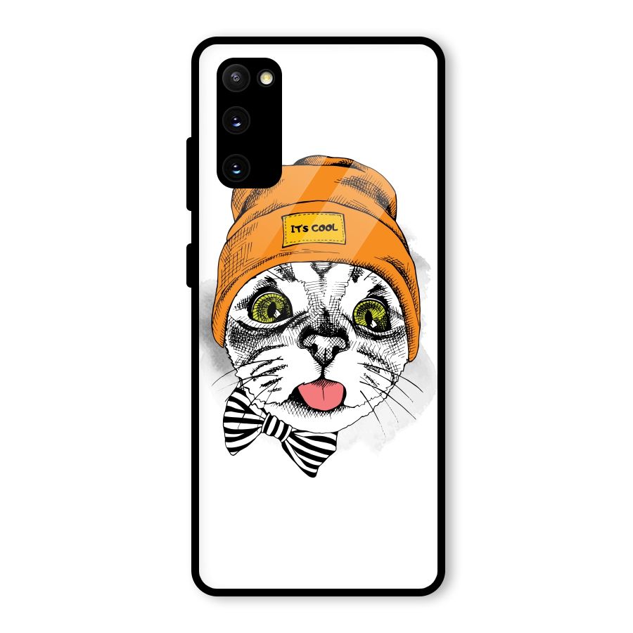 Cool cat Glass Back Case for Galaxy S20 FE 5G