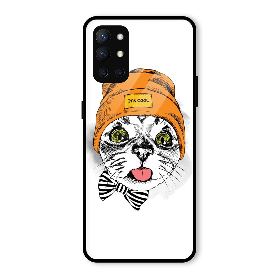 Cool cat Glass Back Case for OnePlus 9R