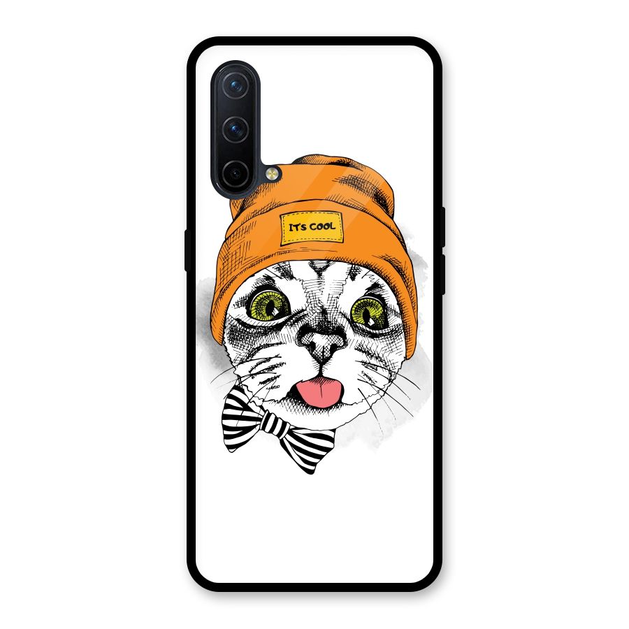 Cool cat Glass Back Case for OnePlus Nord CE 5G