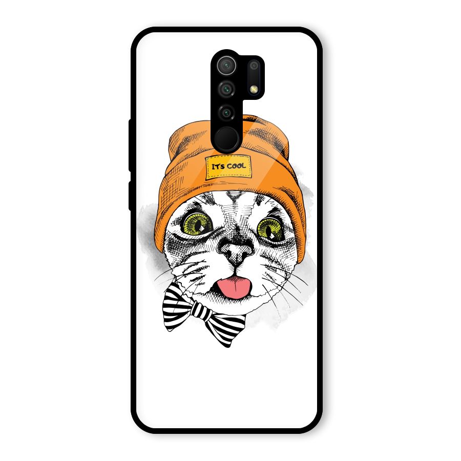 Cool cat Glass Back Case for Poco M2
