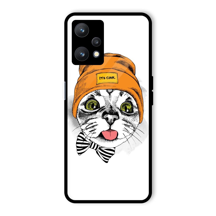 Cool cat Glass Back Case for Realme 9 Pro 5G