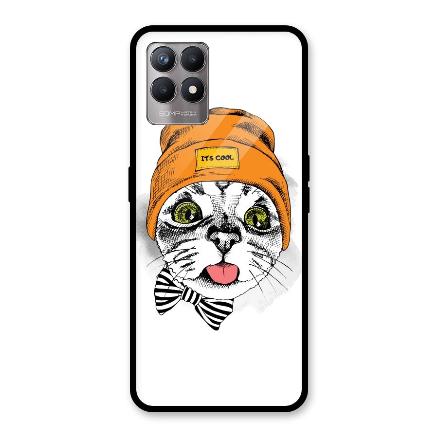 Cool cat Glass Back Case for Realme Narzo 50