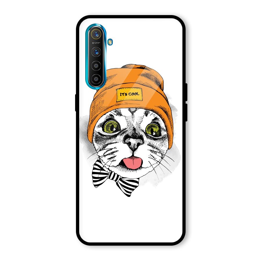 Cool cat Glass Back Case for Realme X2