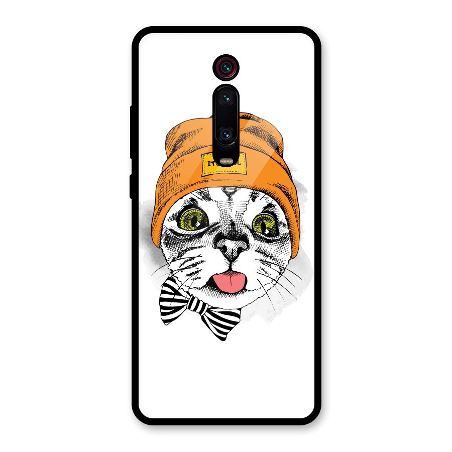 Cool cat Glass Back Case for Redmi K20 Pro
