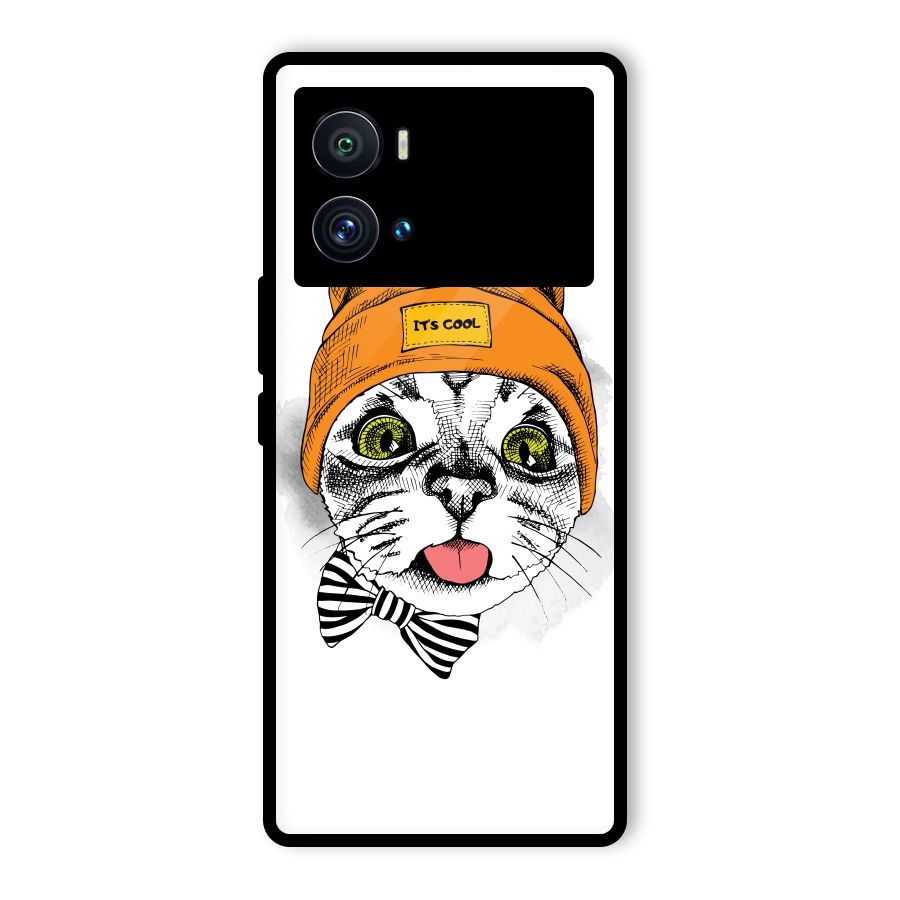 Cool cat Glass Back Case for Vivo iQOO 9 Pro