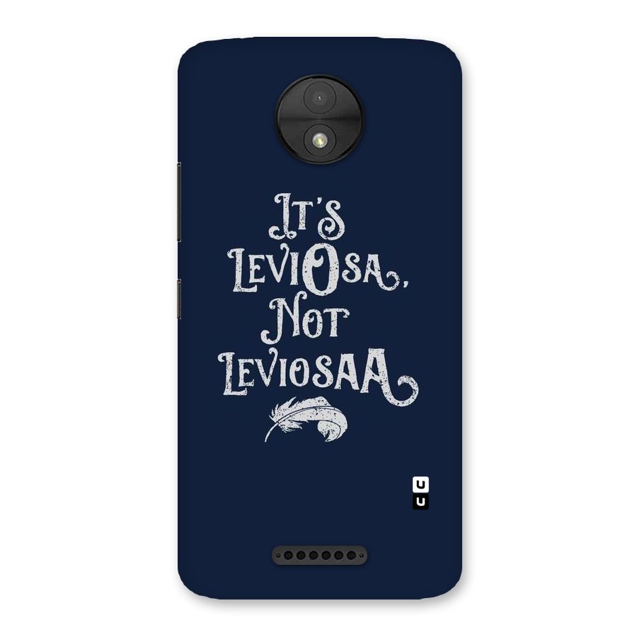 Correction Feather Back Case for Moto C