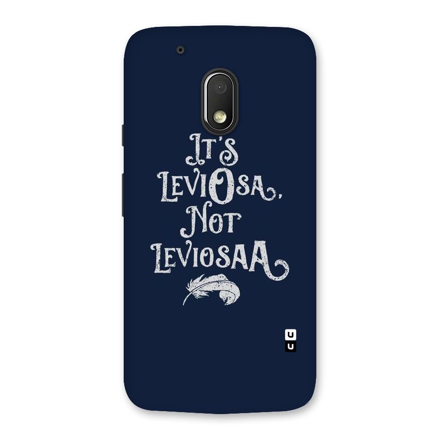 Correction Feather Back Case for Moto G4 Play