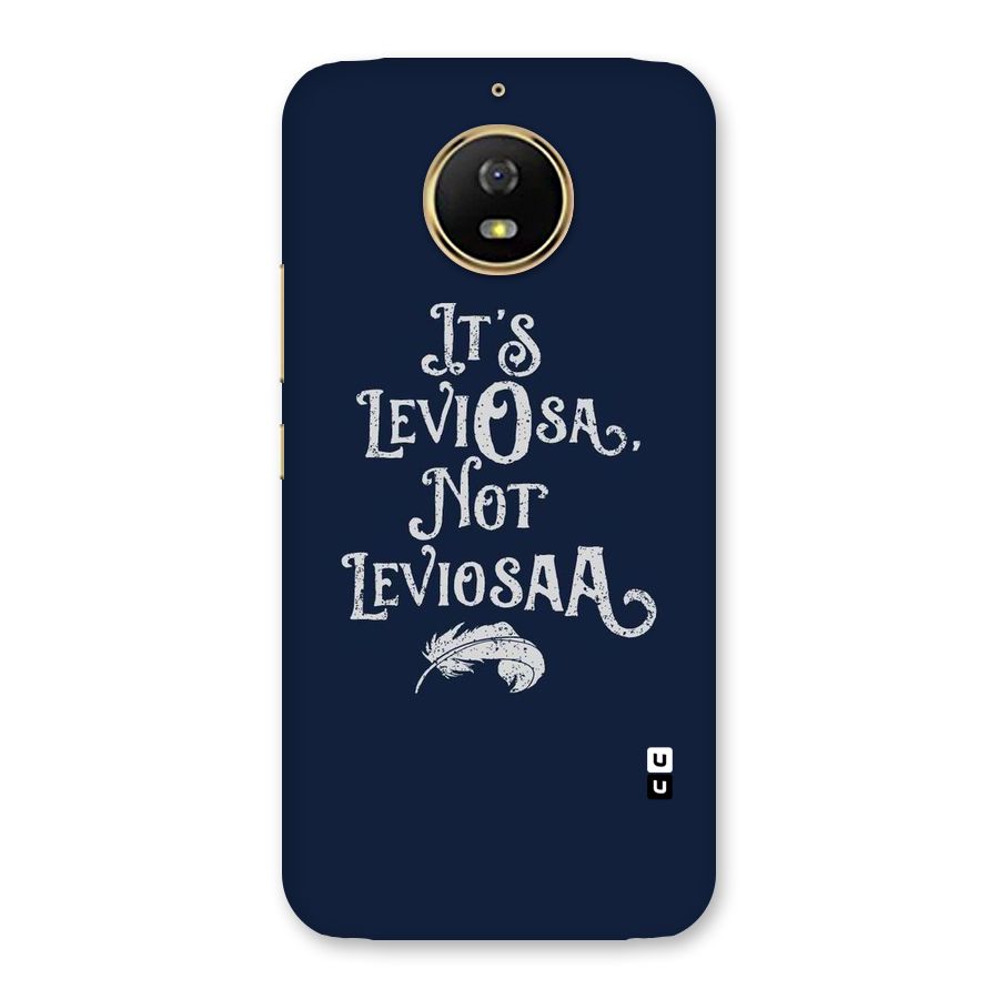 Correction Feather Back Case for Moto G5s