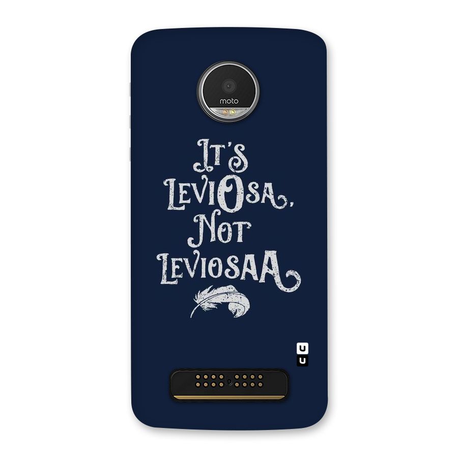 Correction Feather Back Case for Moto Z Play