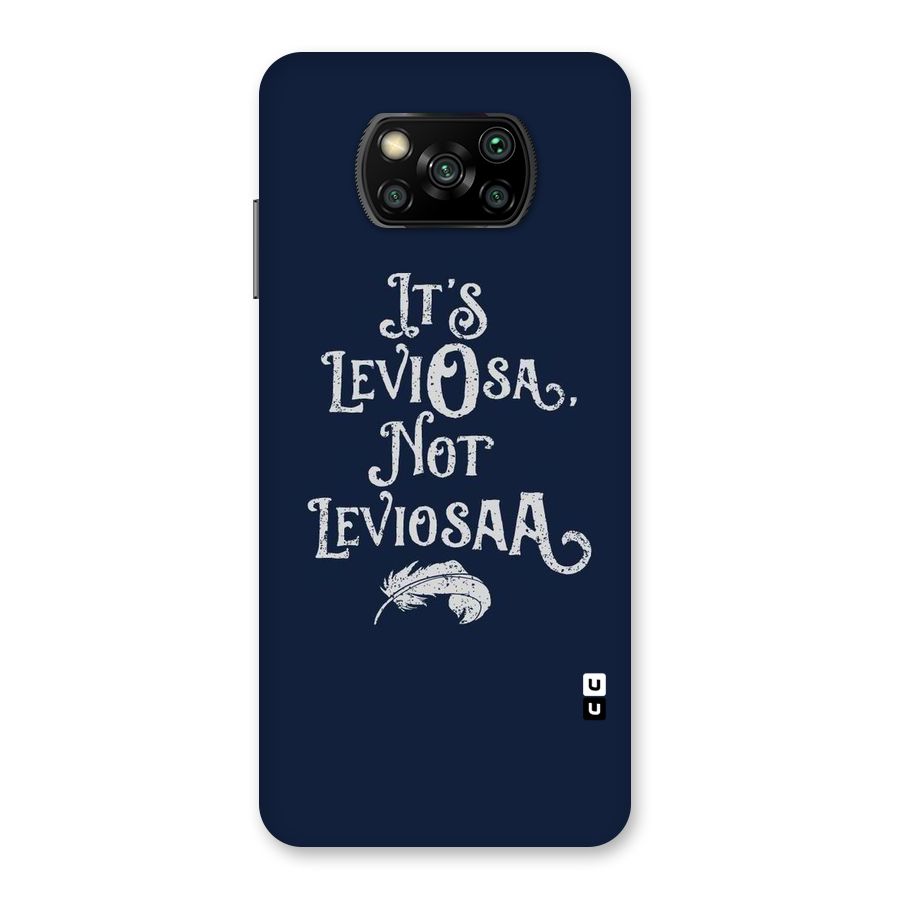 Correction Feather Back Case for Poco X3