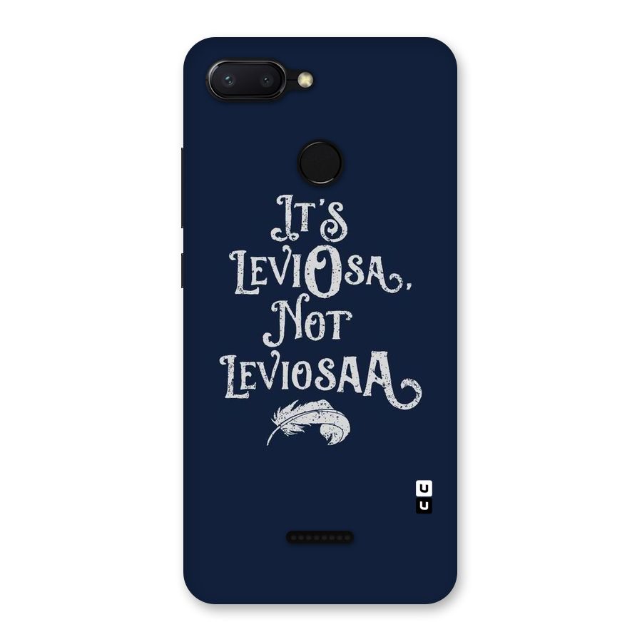 Correction Feather Back Case for Redmi 6