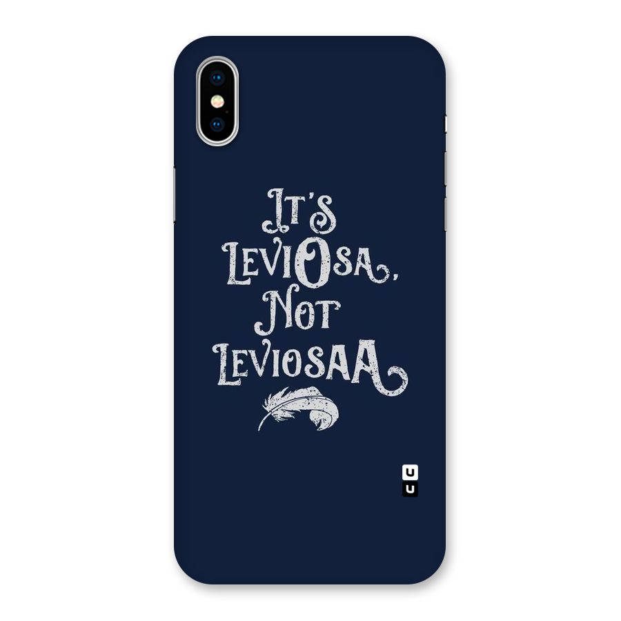 Correction Feather Back Case for iPhone XS