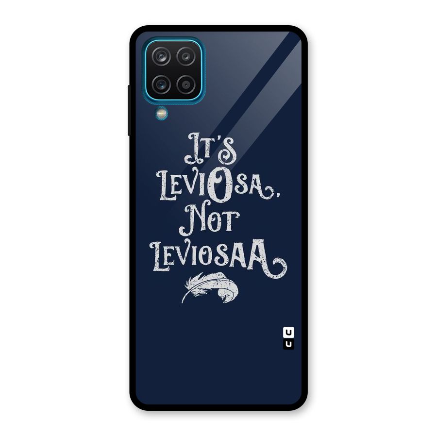 Correction Feather Glass Back Case for Galaxy A12