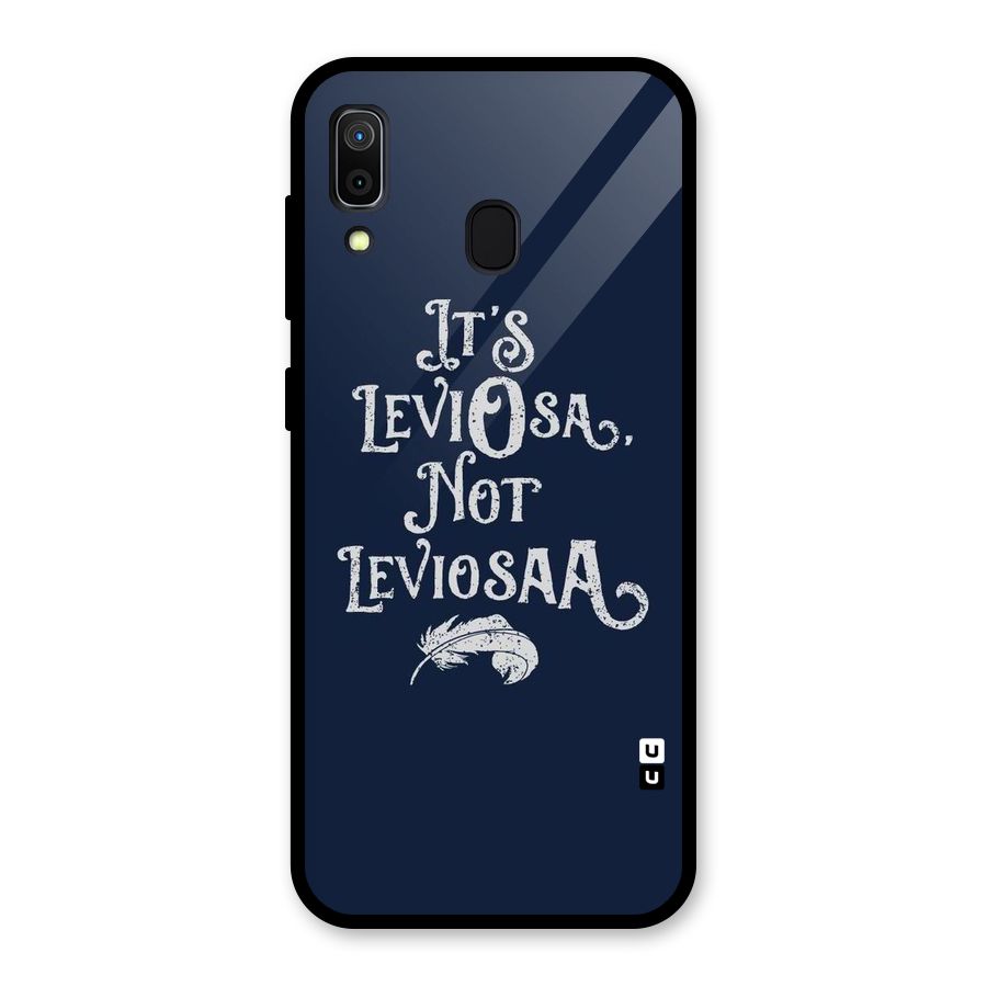 Correction Feather Glass Back Case for Galaxy A30