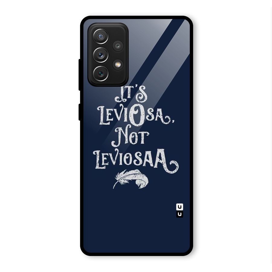 Correction Feather Glass Back Case for Galaxy A72