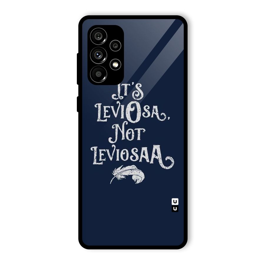 Correction Feather Glass Back Case for Galaxy A73 5G