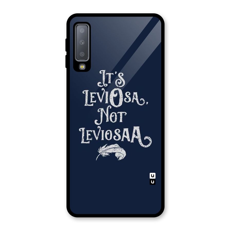 Correction Feather Glass Back Case for Galaxy A7 (2018)