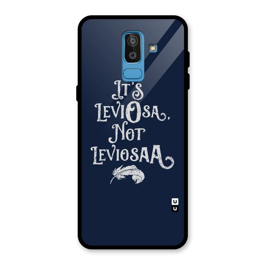 Correction Feather Glass Back Case for Galaxy J8