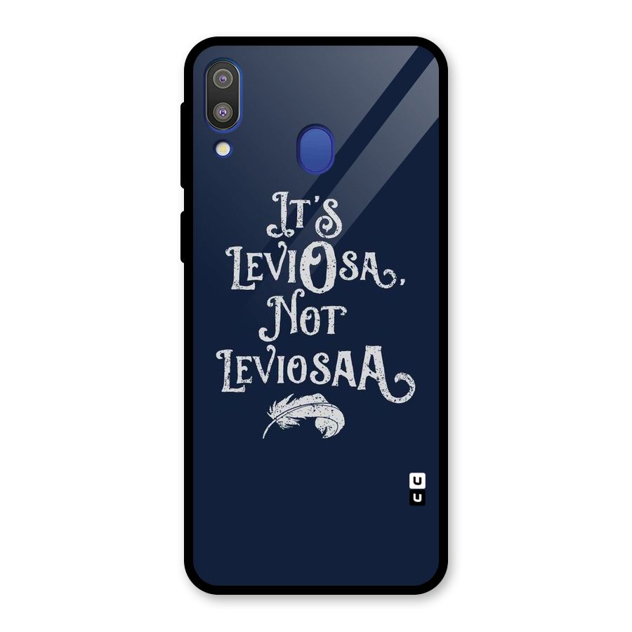 Correction Feather Glass Back Case for Galaxy M20