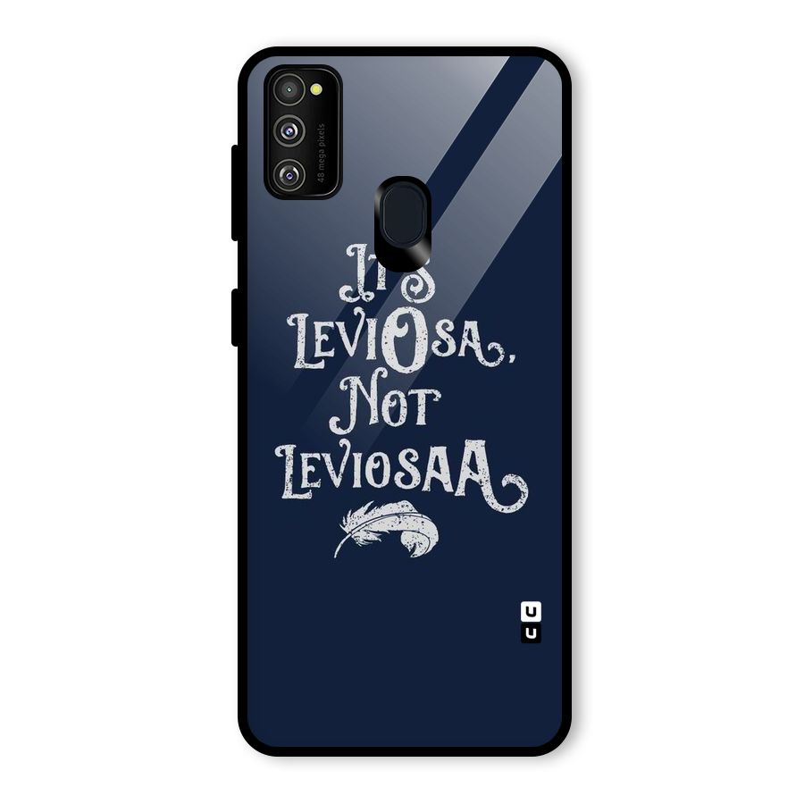 Correction Feather Glass Back Case for Galaxy M30s