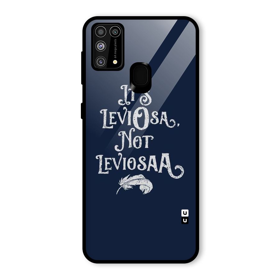 Correction Feather Glass Back Case for Galaxy M31