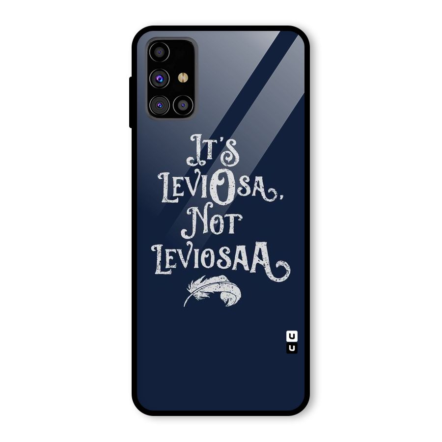 Correction Feather Glass Back Case for Galaxy M31s