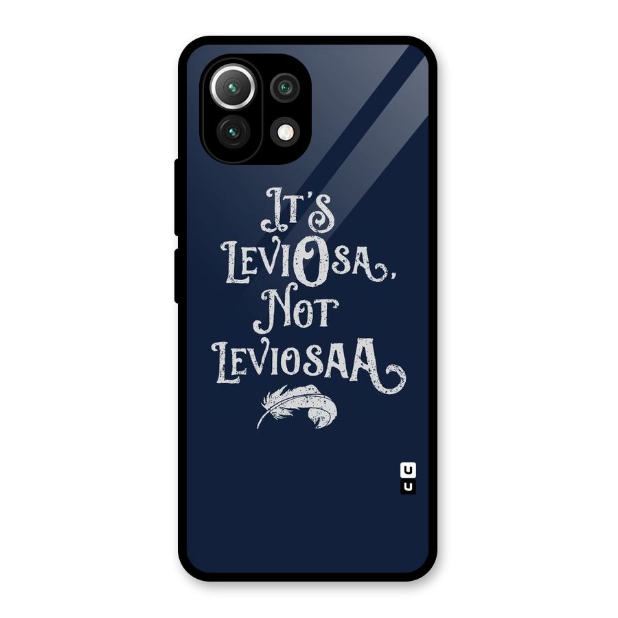 Correction Feather Glass Back Case for Mi 11 Lite NE 5G