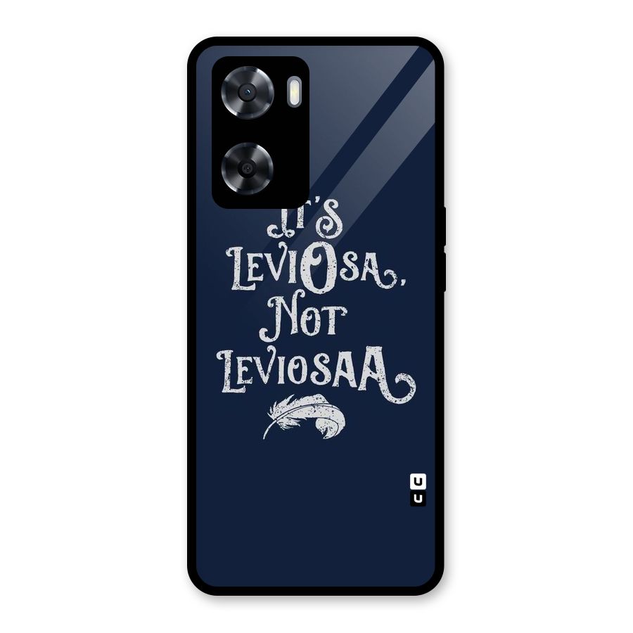 Correction Feather Glass Back Case for Oppo A57 2022