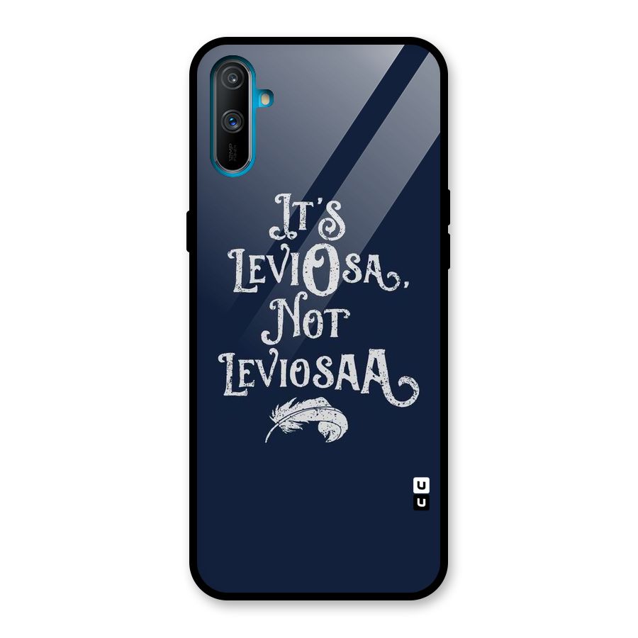 Correction Feather Glass Back Case for Realme C3