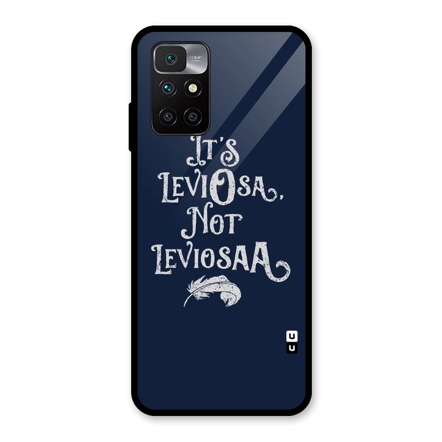 Correction Feather Glass Back Case for Redmi 10 Prime