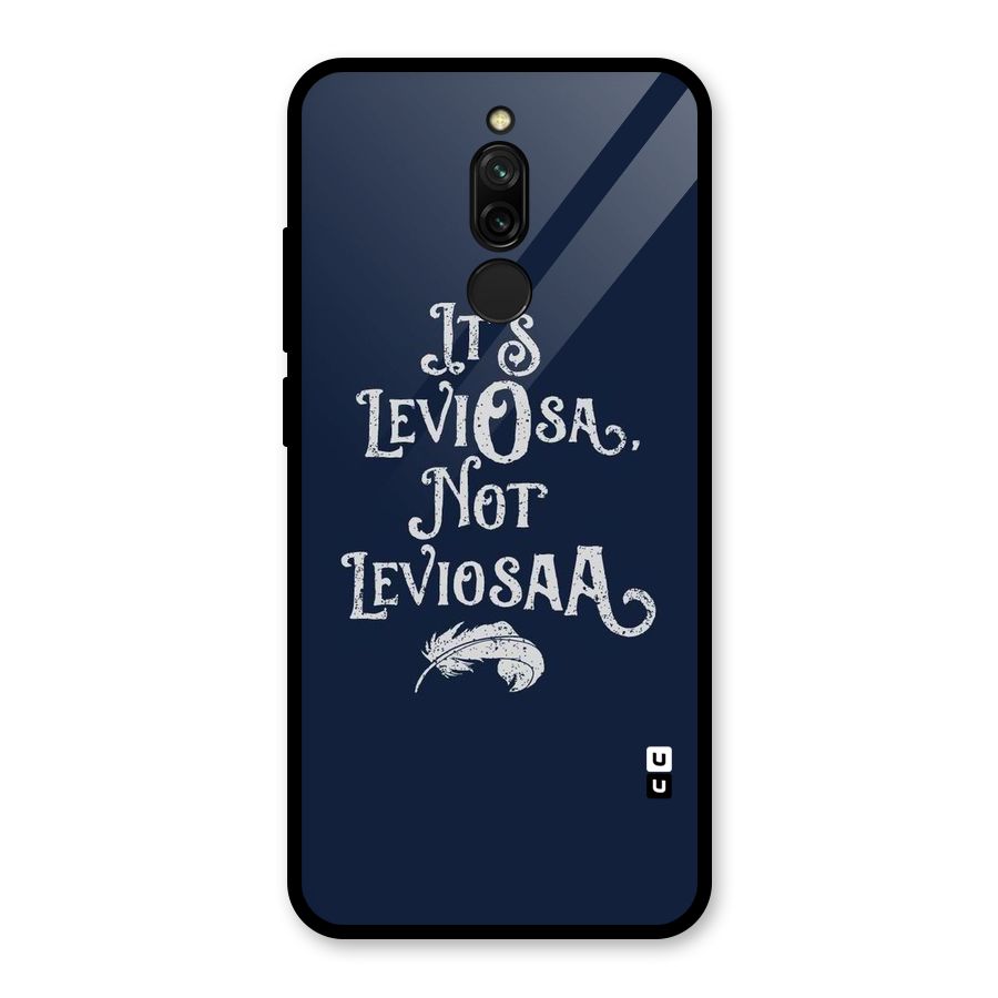 Correction Feather Glass Back Case for Redmi 8