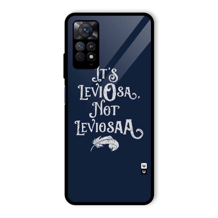 Correction Feather Glass Back Case for Redmi Note 11 Pro