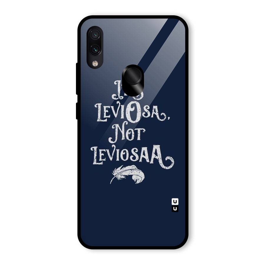 Correction Feather Glass Back Case for Redmi Note 7