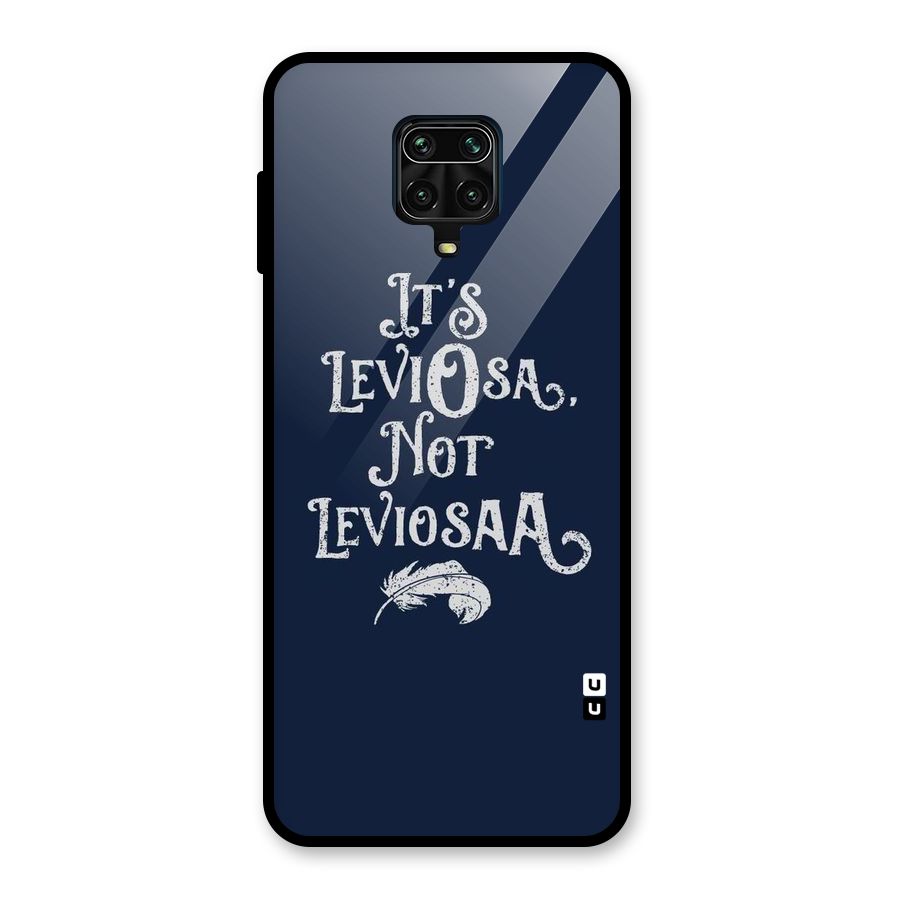 Correction Feather Glass Back Case for Redmi Note 9 Pro Max