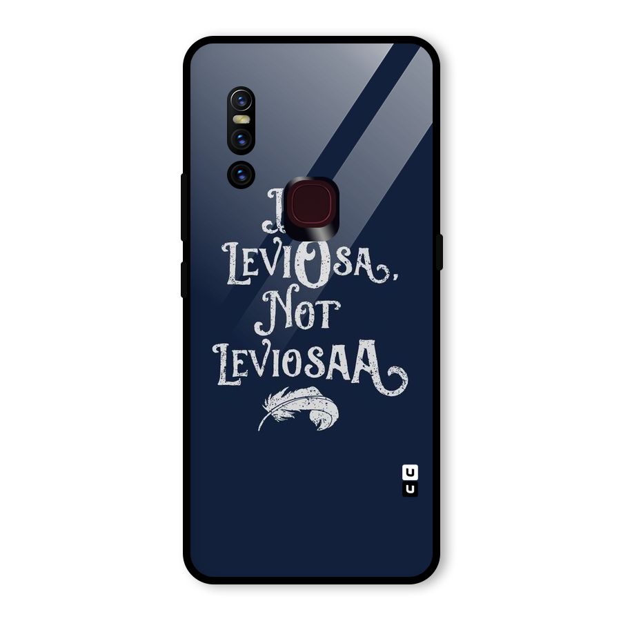 Correction Feather Glass Back Case for Vivo V15