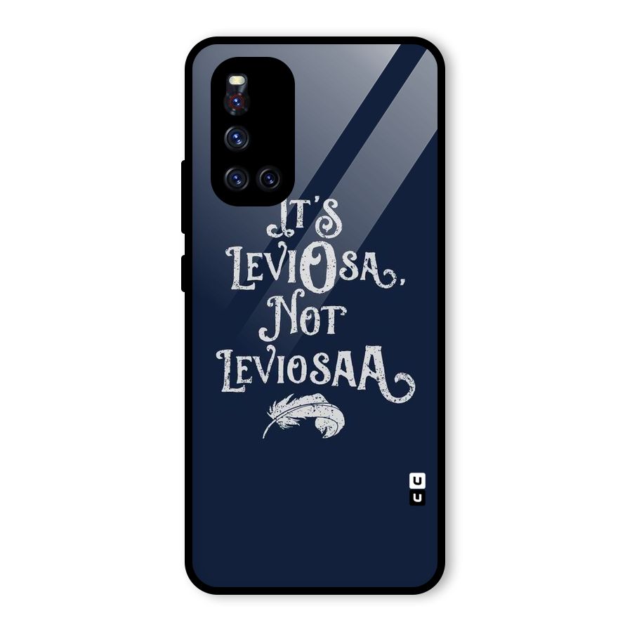 Correction Feather Glass Back Case for Vivo V19