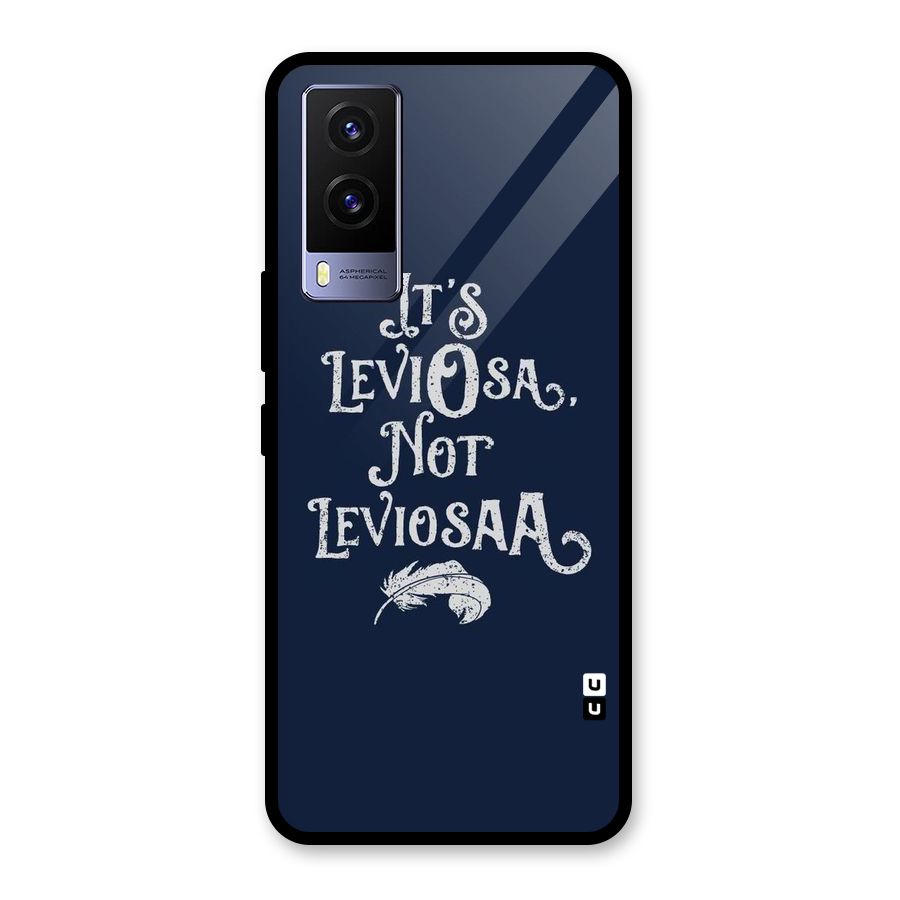 Correction Feather Glass Back Case for Vivo V21e 5G