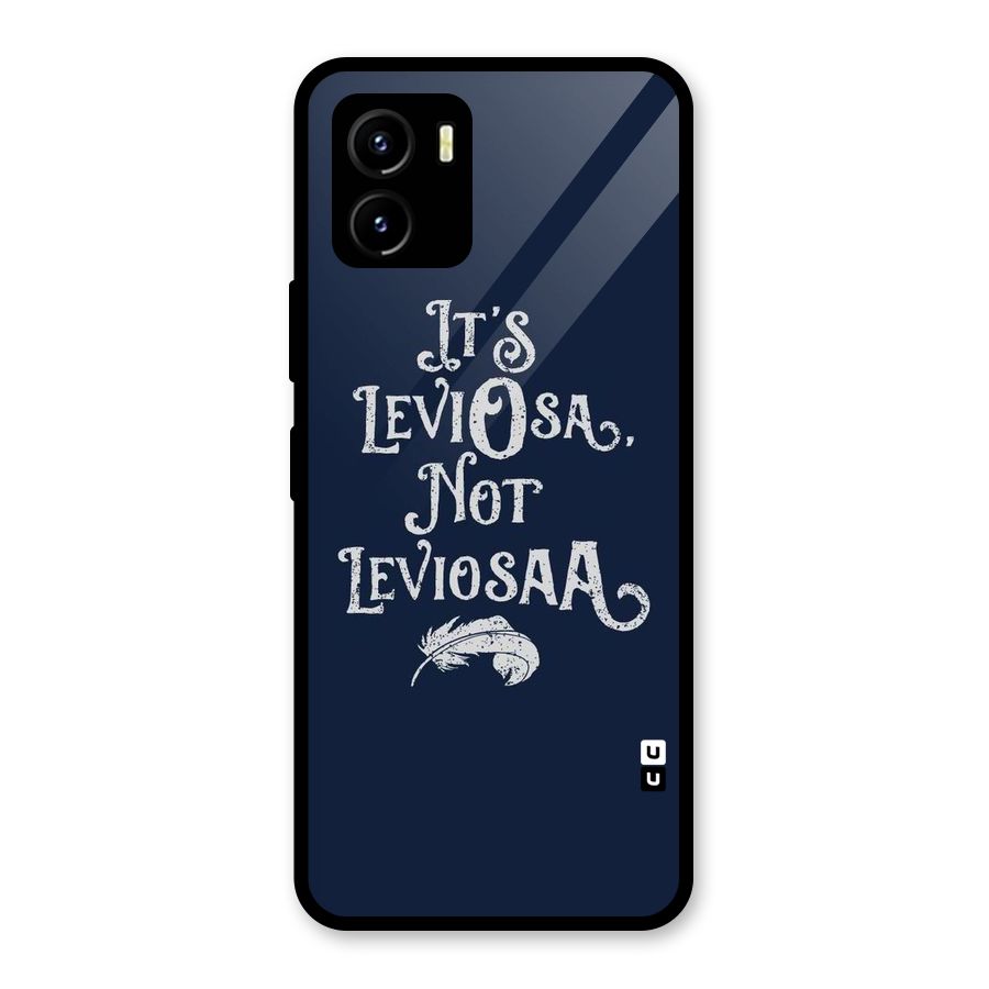 Correction Feather Glass Back Case for Vivo Y15s