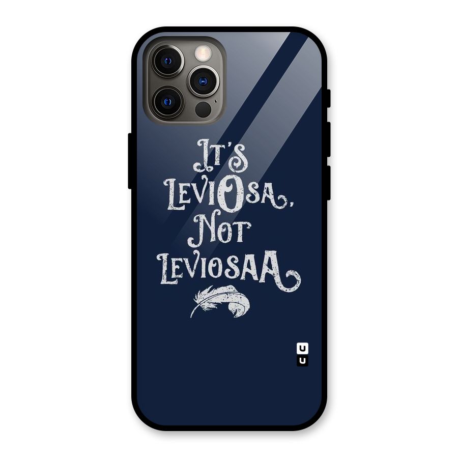 Correction Feather Glass Back Case for iPhone 12 Pro