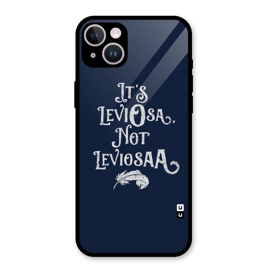 Correction Feather Glass Back Case for iPhone 14 Plus