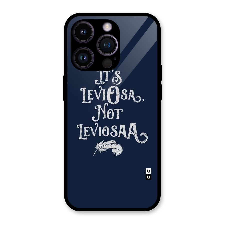 Correction Feather Glass Back Case for iPhone 14 Pro