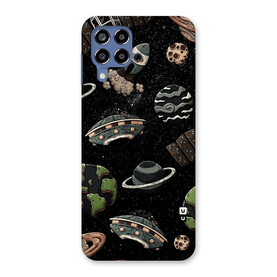 Cosmos Night Sky Anime Pattern Back Case for Galaxy M53 5G