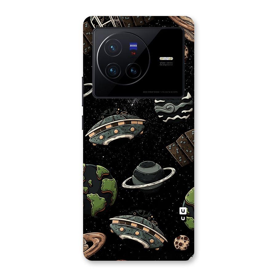 Cosmos Night Sky Anime Pattern Back Case for Vivo X80