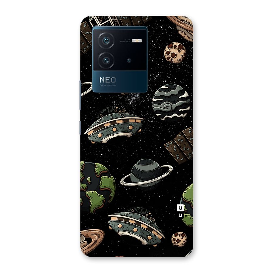 Cosmos Night Sky Anime Pattern Back Case for Vivo iQOO Neo 6 5G