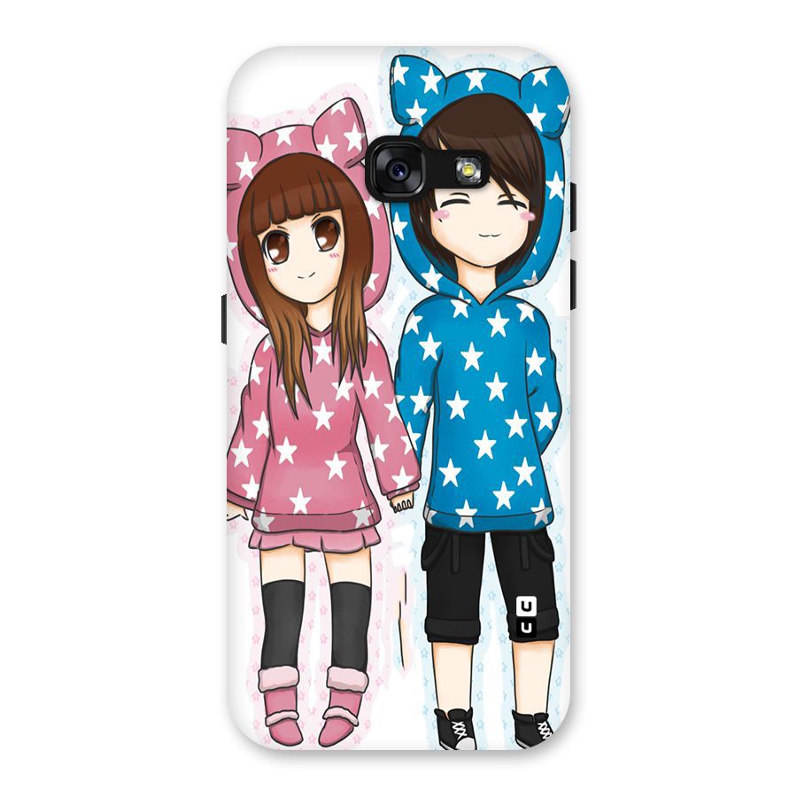 Couple In Stars Back Case for Galaxy A3 (2017)